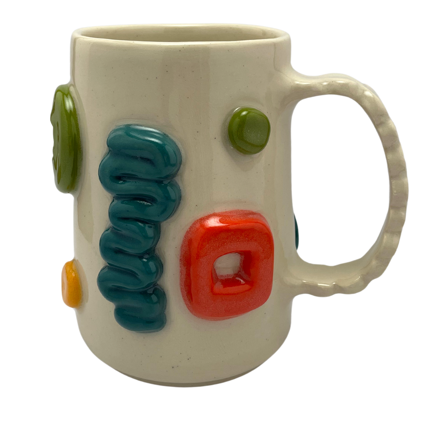 Handmade Mug Sculpture - Glorp Multi-Color