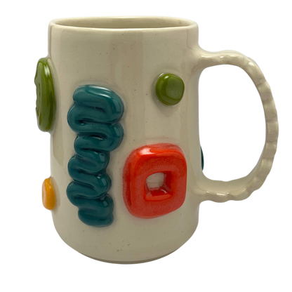 Handmade Mug Sculpture - Glorp Multi-Color