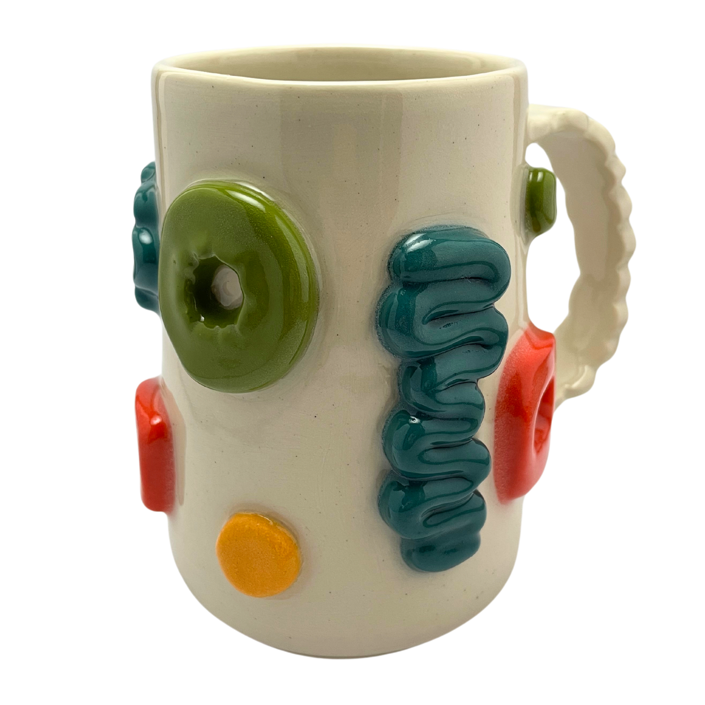 Handmade Mug Sculpture - Glorp Multi-Color