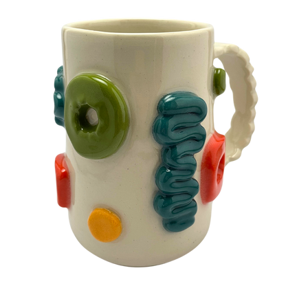 Handmade Mug Sculpture - Glorp Multi-Color