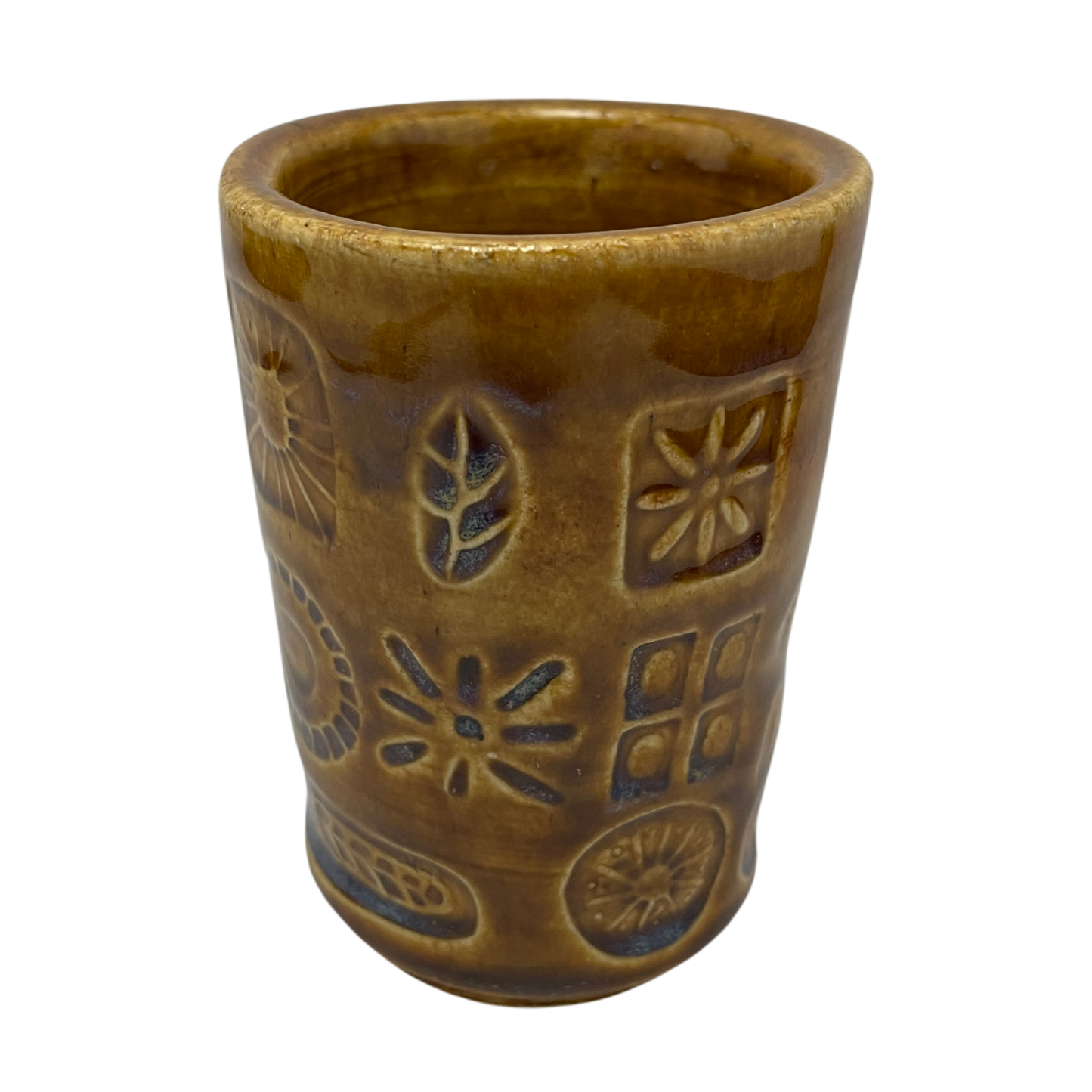 Handcrafted Stoneware Cup - Ground Mustard Yellow, 3.5 oz