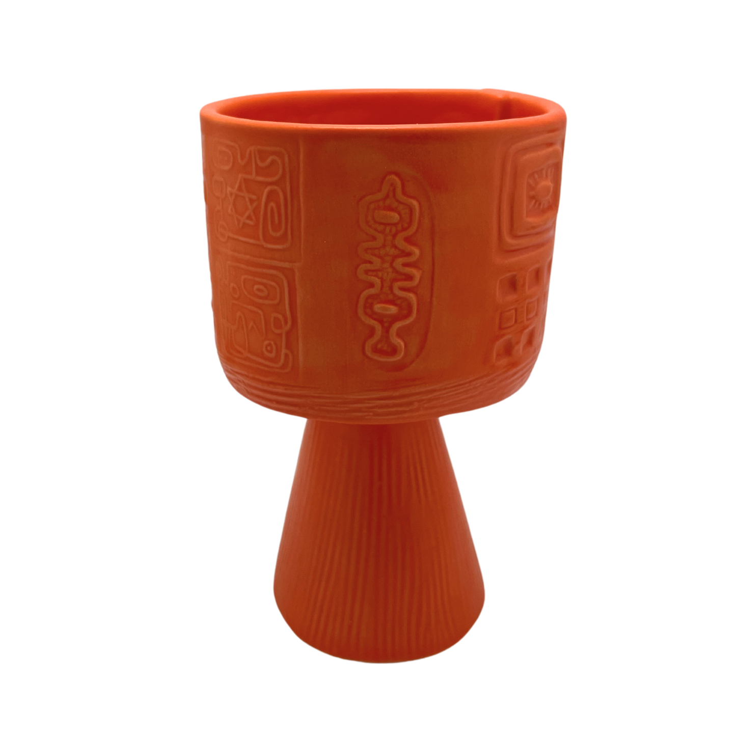 Tall Kiddush Cup - Osher Orange, 4.5 oz