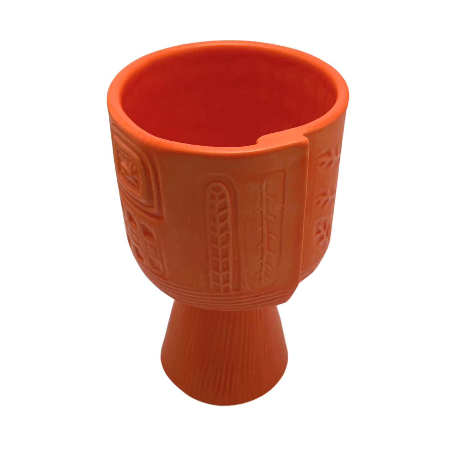 Tall Kiddush Cup - Osher Orange, 4.5 oz