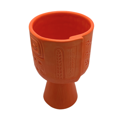 Tall Kiddush Cup - Osher Orange, 4.5 oz