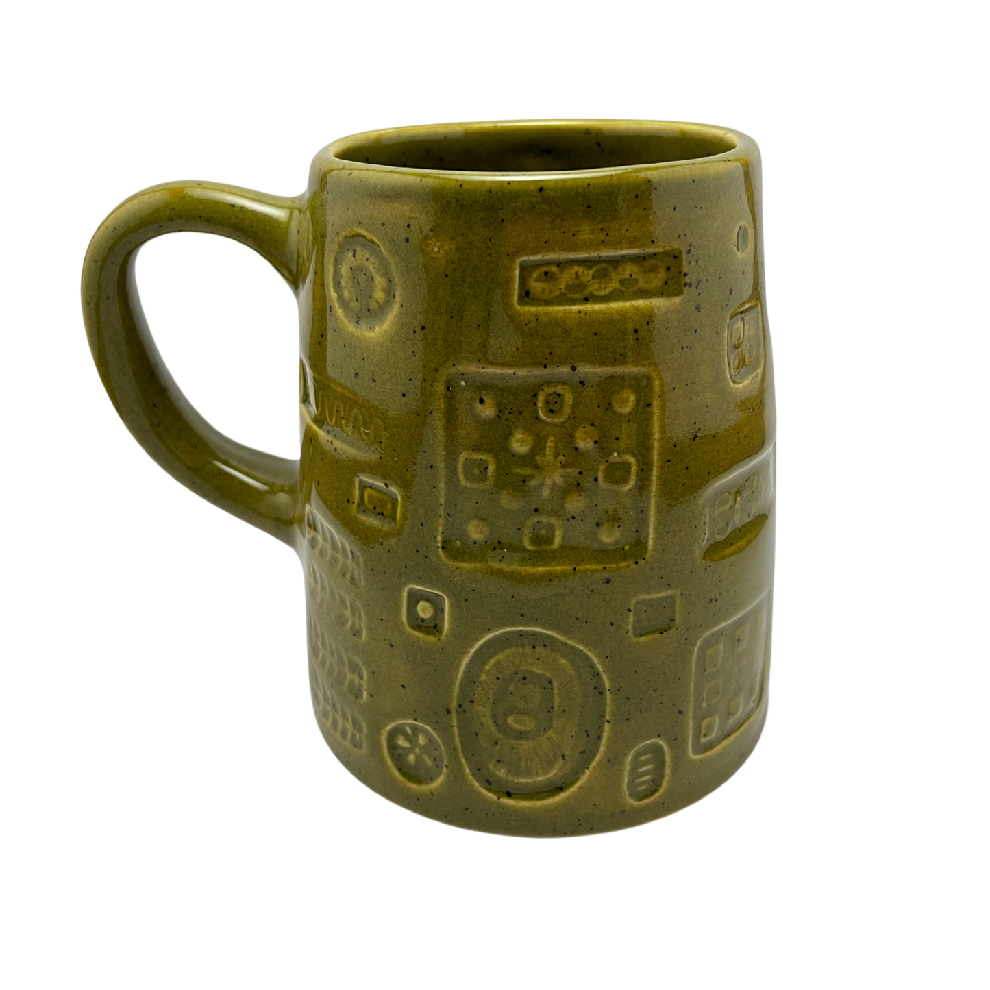 Large Mug with Handle - Kosher Dill Green