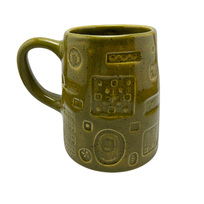 Large Mug with Handle - Kosher Dill Green