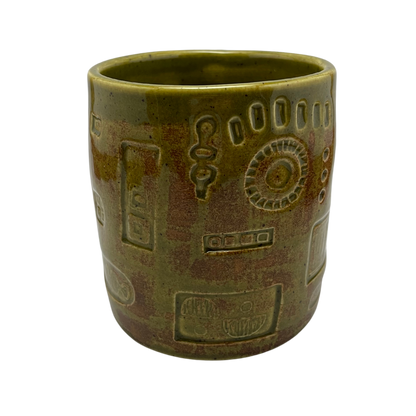 Large Mug with Handle - Kosher Dill Green