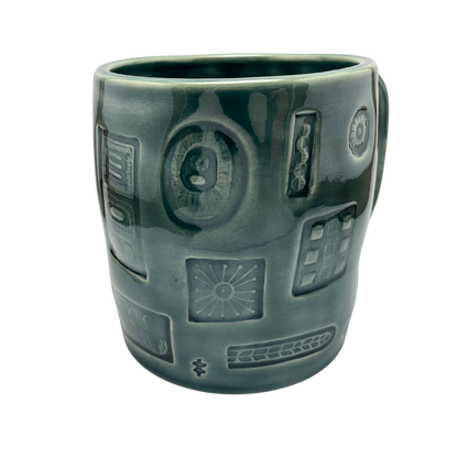 Large Mug with Handle - Tayer Teal